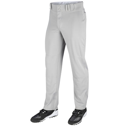 Gray Champro Triple Crown Open Bottom Pant on a white background