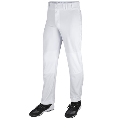 White Champro Triple Crown Open Bottom Pant on a white background
