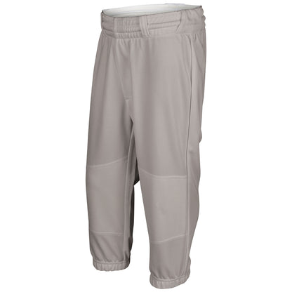 Gray Champro Cycle Pull Up Pant with Belt Loops on a white background