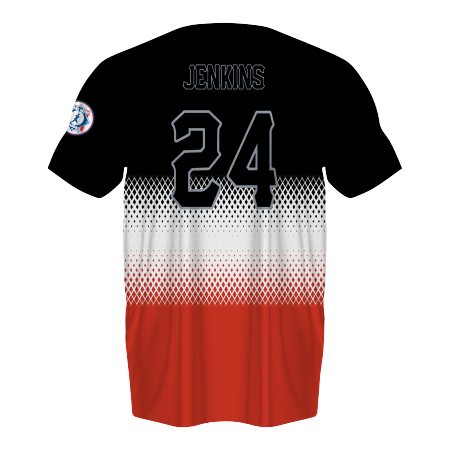 Babe Ruth FreeStyle Sublimated Crew Neck Baseball Jersey