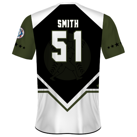 Babe Ruth Freestyle Sublimated V-neck Baseball Jersey