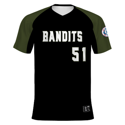 Babe Ruth Freestyle Sublimated V-neck Baseball Jersey