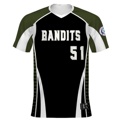 Babe Ruth Freestyle Sublimated V-neck Baseball Jersey