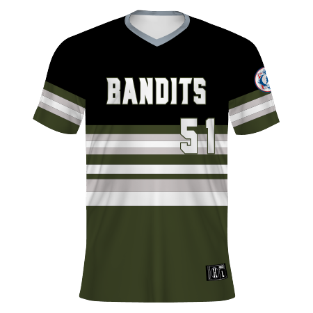 Babe Ruth Freestyle Sublimated V-neck Baseball Jersey