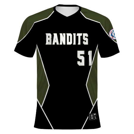 Babe Ruth Freestyle Sublimated V-neck Baseball Jersey