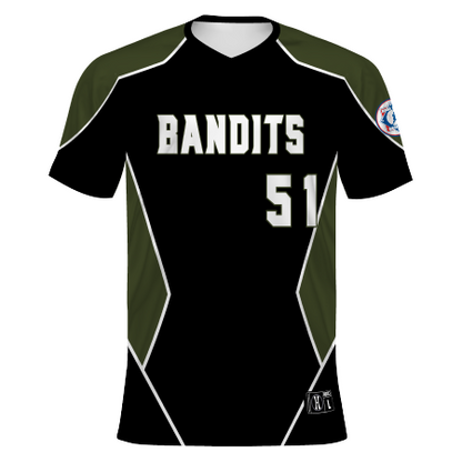 Babe Ruth Freestyle Sublimated V-neck Baseball Jersey