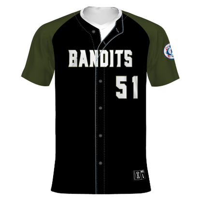 Babe Ruth Freestyle Sublimated V-neck Baseball Jersey