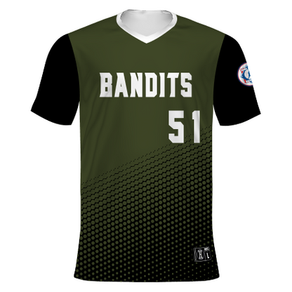 Babe Ruth Freestyle Sublimated V-neck Baseball Jersey