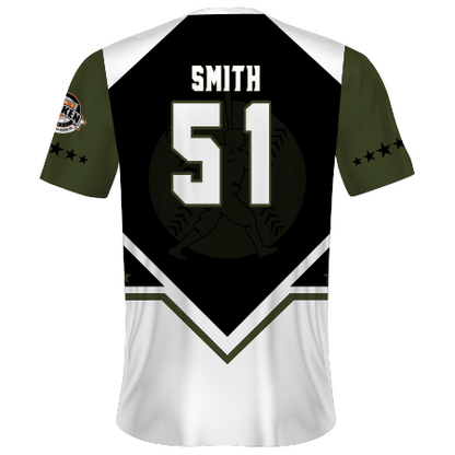 Babe Ruth Freestyle Sublimated V-neck Baseball Jersey