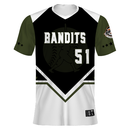 Babe Ruth Freestyle Sublimated V-neck Baseball Jersey