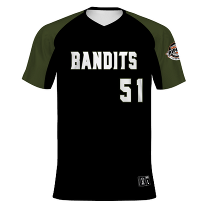 Babe Ruth Freestyle Sublimated V-neck Baseball Jersey