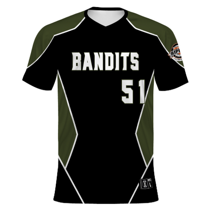 Babe Ruth Freestyle Sublimated V-neck Baseball Jersey