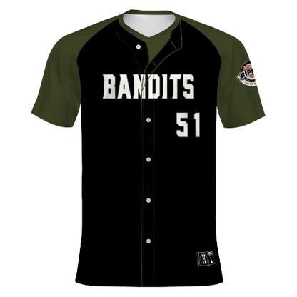 Babe Ruth Freestyle Sublimated V-neck Baseball Jersey