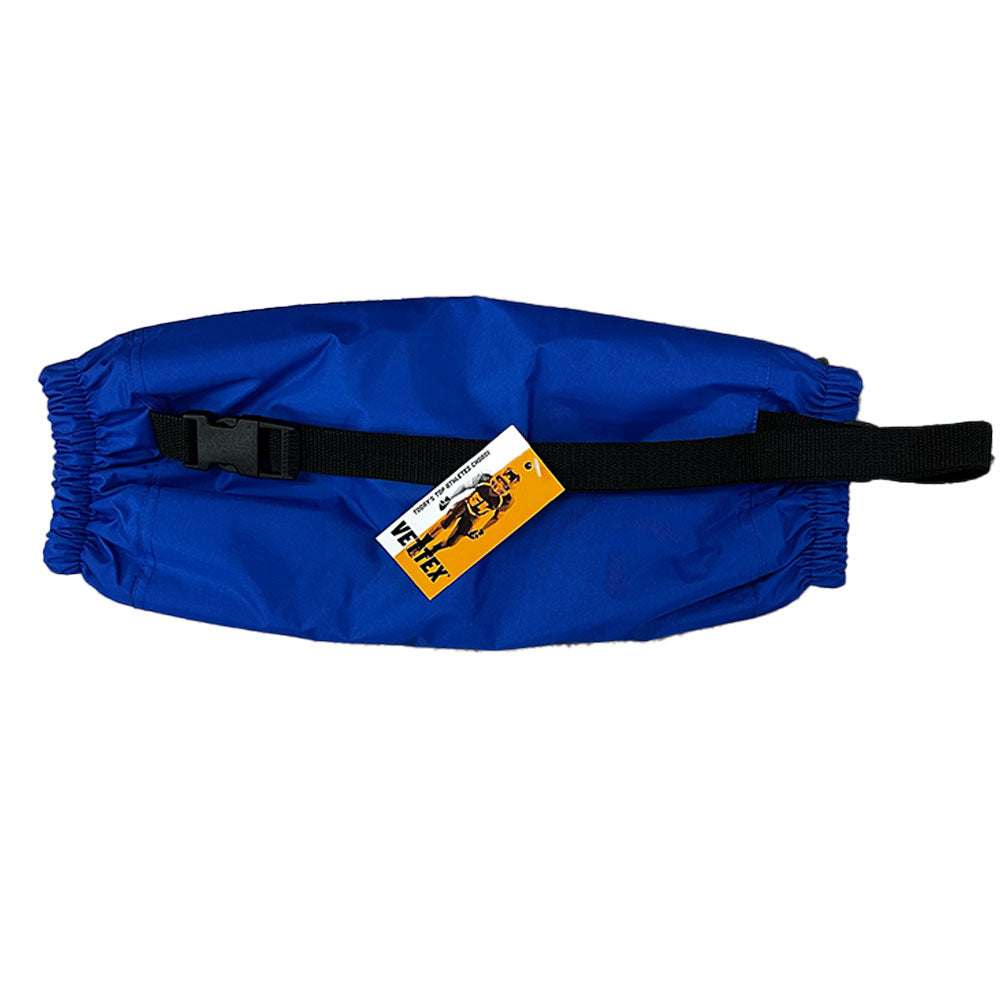 royal blue black Vettex Football Hand Warmer on white background top view