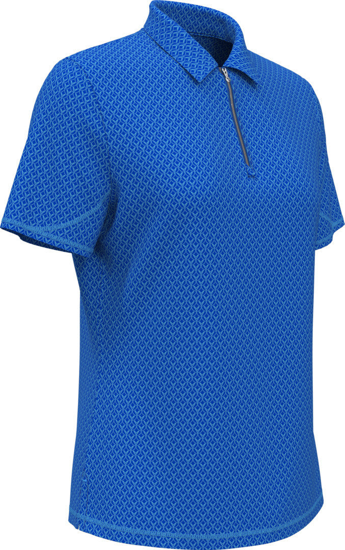 Ss Allover Stitched Chev Polo