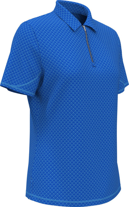 Ss Allover Stitched Chev Polo