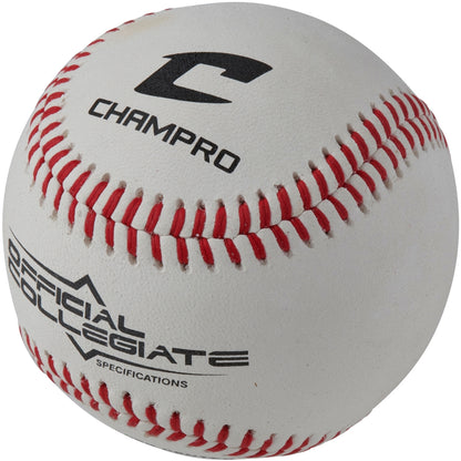 Champro Collegiate Specifications - Full Grain Leather Cover - Flat Seam - Dozen
