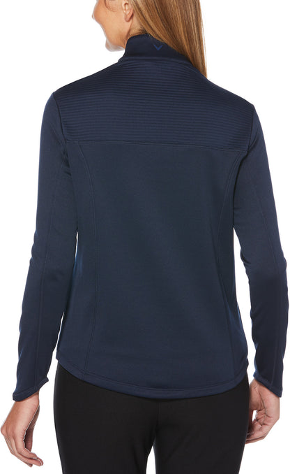 Ladies Ottoman Fleece Pullover