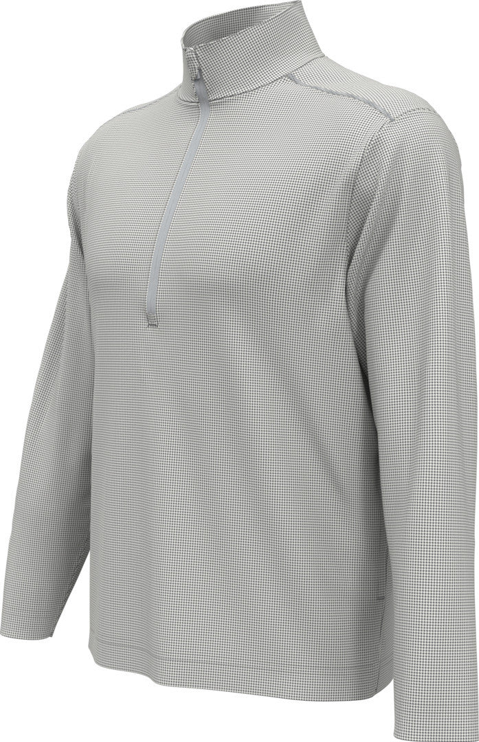 HOUNDSTOOTH 1/4 ZIP PULLOVER