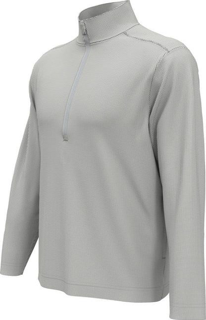 HOUNDSTOOTH 1/4 ZIP PULLOVER