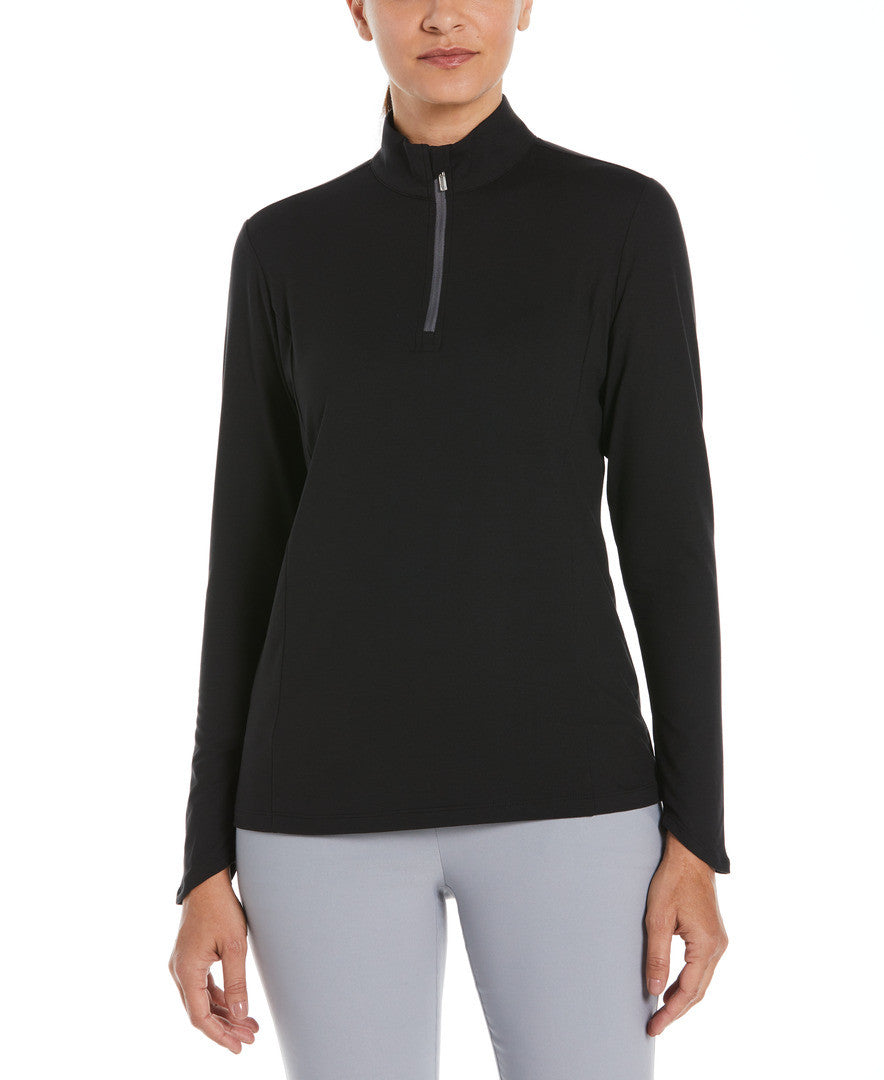 Ladies Lightweight 1/4" Zip Pullover