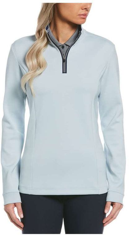 Ladies Clubhouse Mock Pullover