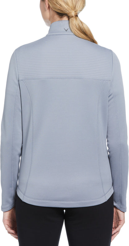 Ladies Ottoman Fleece Pullover