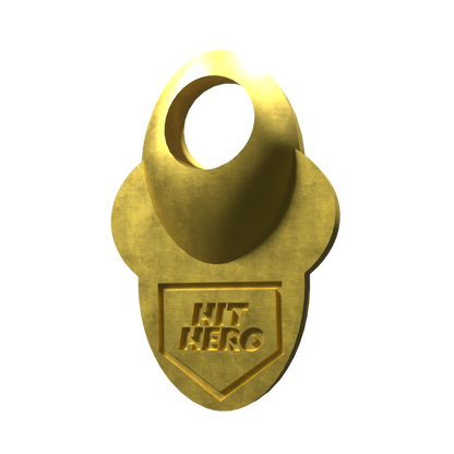 Hit Hero V2 Baseball Thumb Guard in vegas gold color