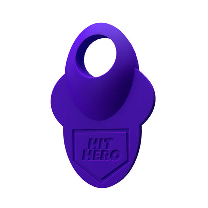 Hit Hero V2 Baseball Thumb Guard in purple color with white background