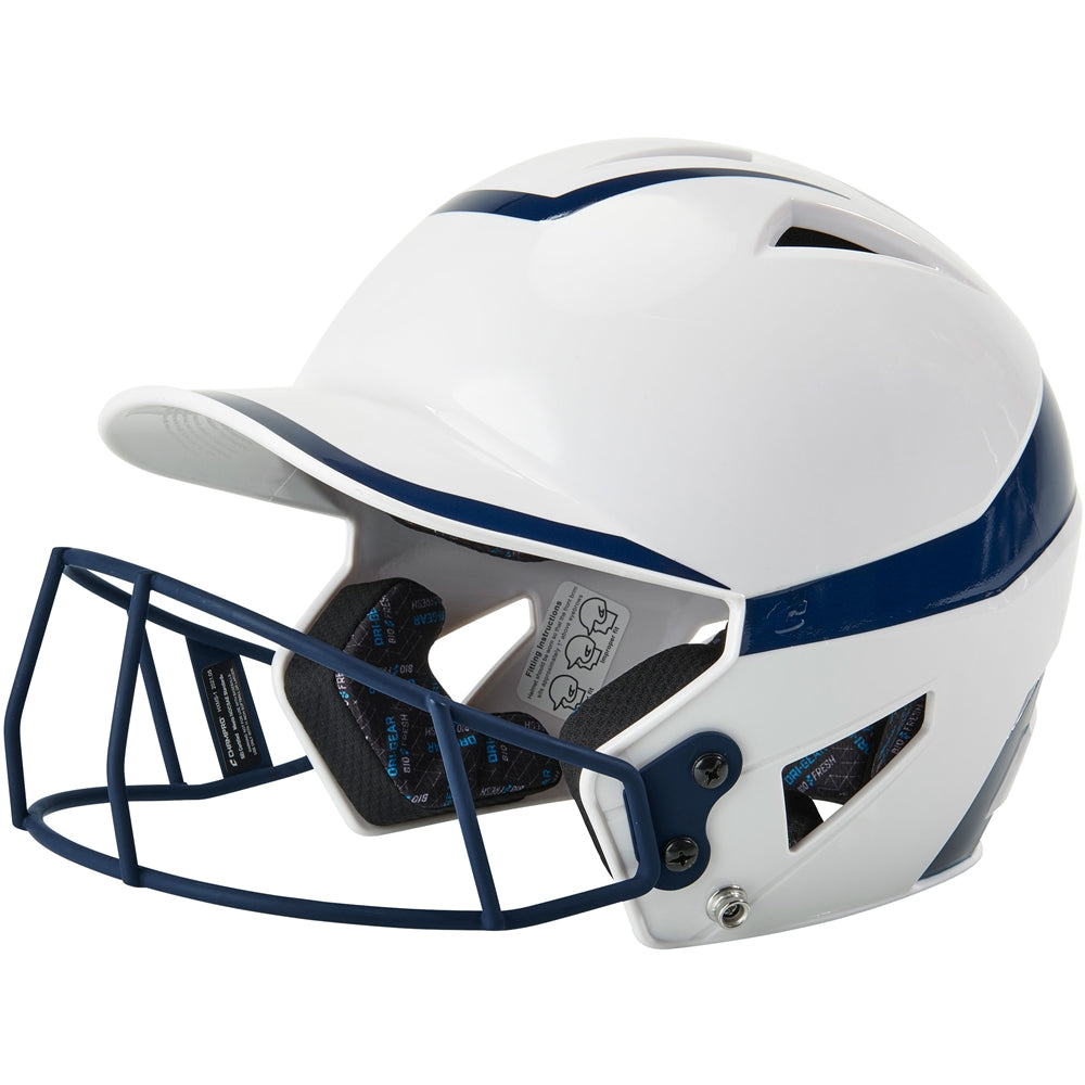 CHAMPRO HX RISE PRO BATTING HELMET W/FACEMASK
