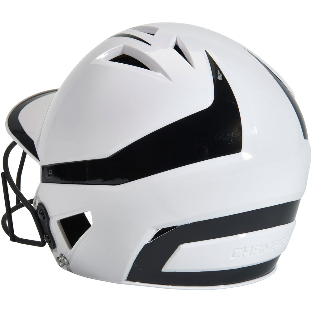 CHAMPRO HX RISE PRO BATTING HELMET W/FACEMASK