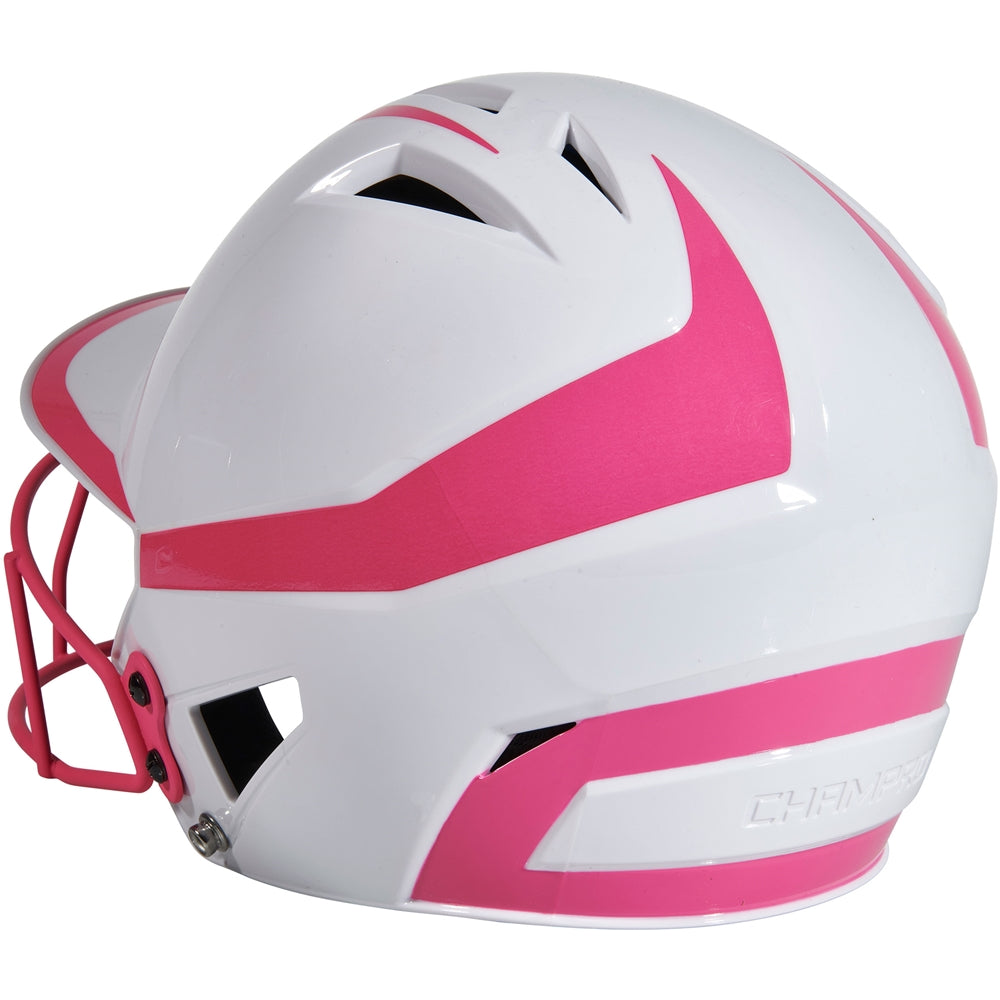 CHAMPRO HX RISE PRO BATTING HELMET W/FACEMASK