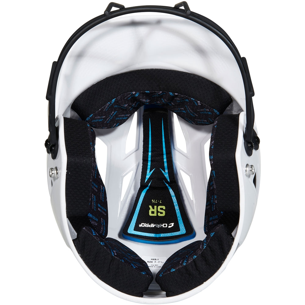 CHAMPRO HX RISE PRO BATTING HELMET W/FACEMASK
