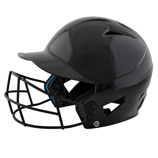 CHAMPRO HX ROOKIE BASEBALL HELMET W/FACEMASK; UNCOATED