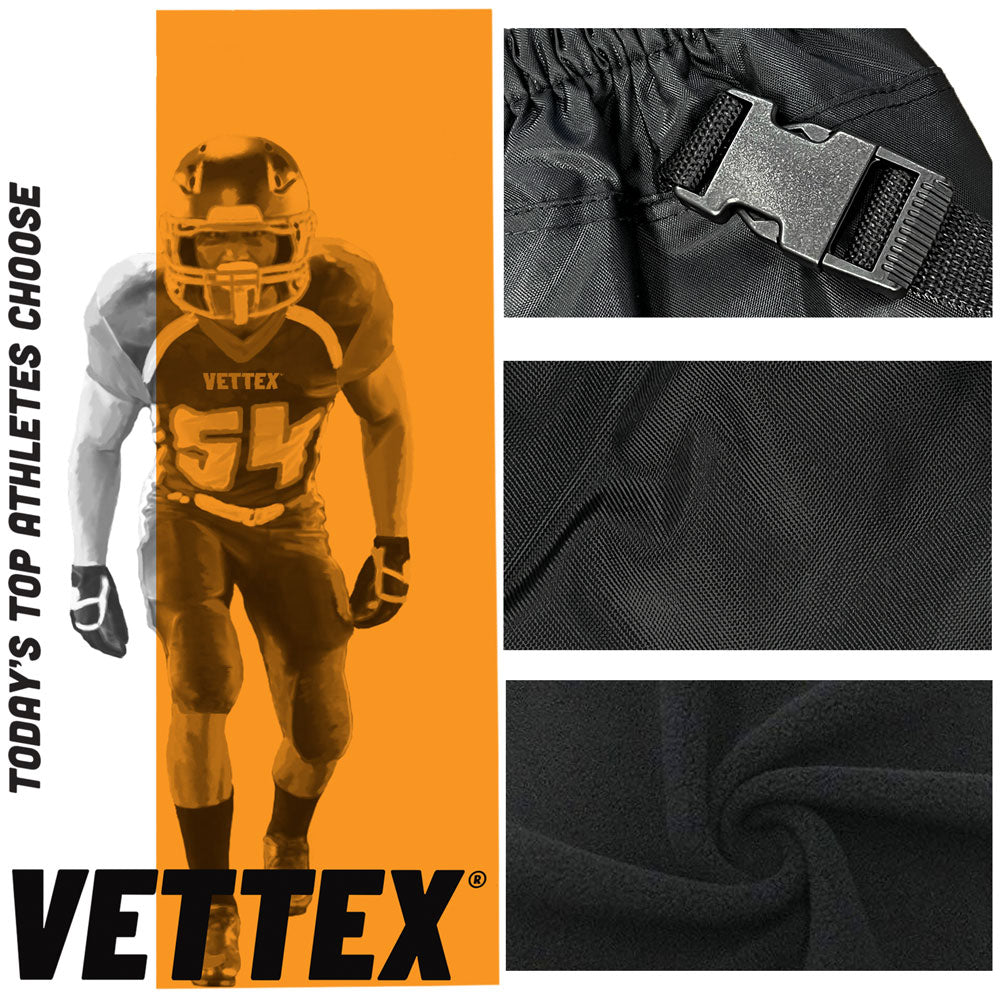 close up view of material of Vettex Football Hand Warmer 
