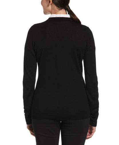 L/S V-NECK SWEATER