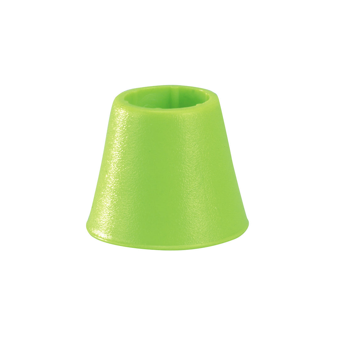 lime green Markwort Knobcuff EZ Bat Taper on white background