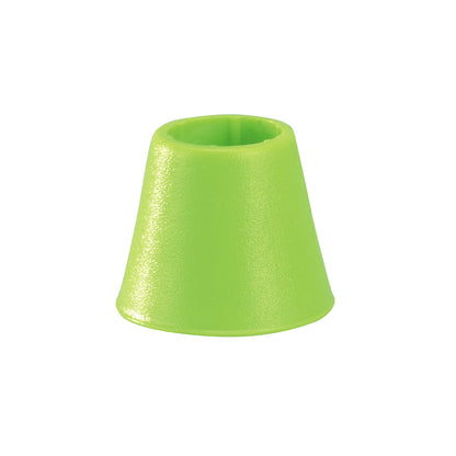 lime green Markwort Knobcuff EZ Bat Taper on white background
