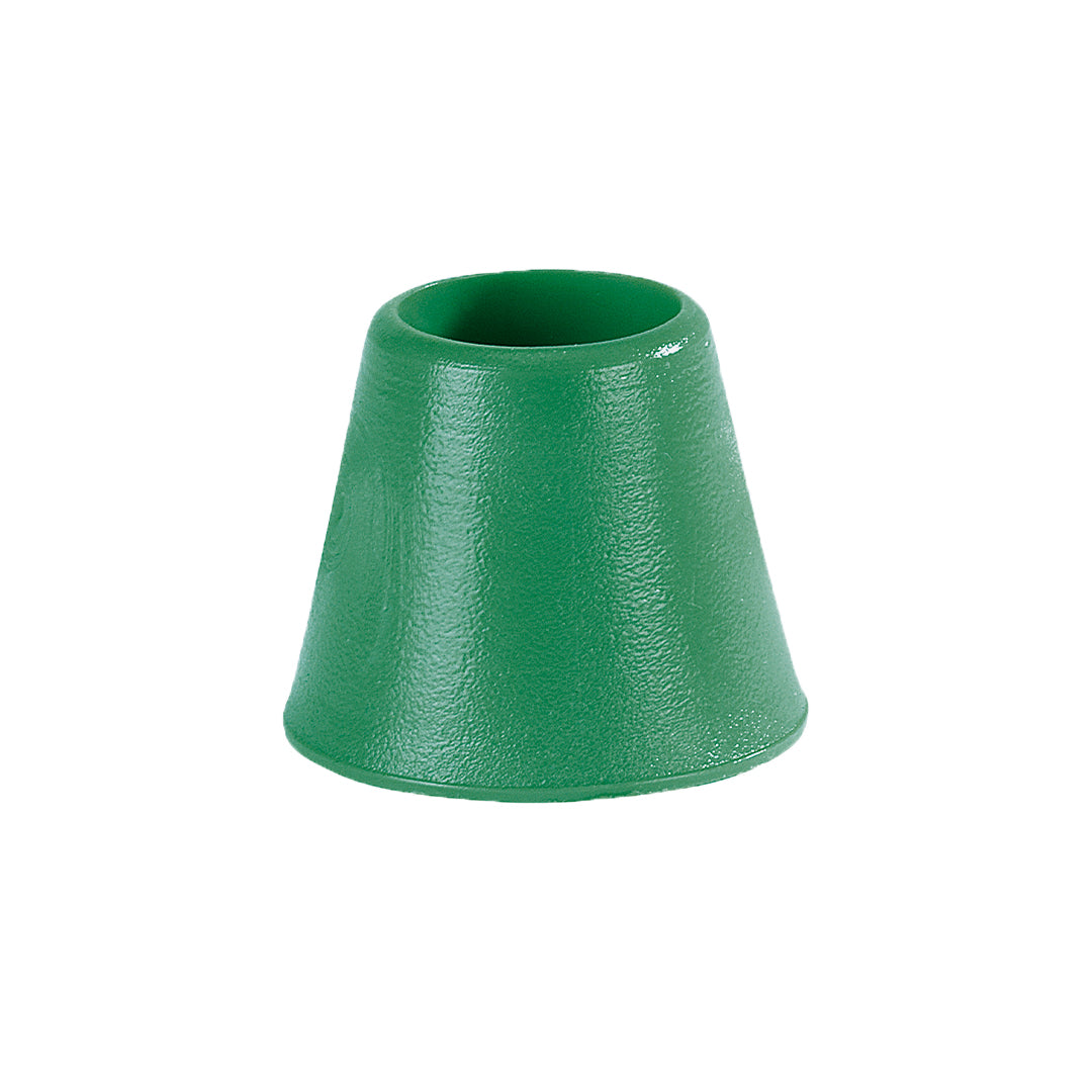 green Markwort Knobcuff EZ Bat Taper on white background