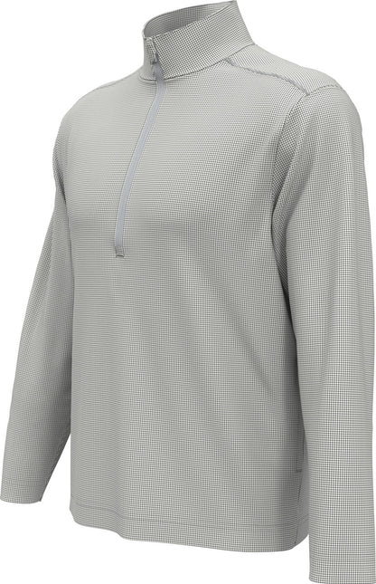 HOUNDSTOOTH 1/4 ZIP PULLOVER