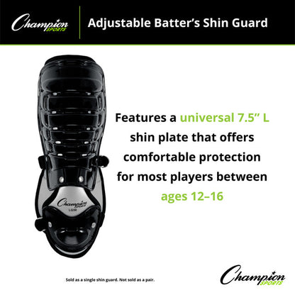 Champion Adjustable Batter's Shin Guard