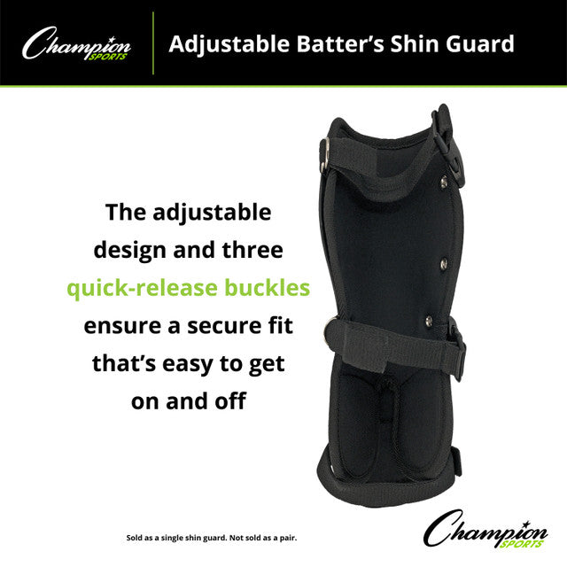 Champion Adjustable Batter's Shin Guard