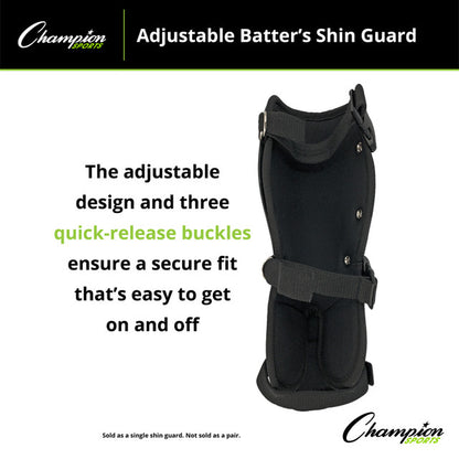 Champion Adjustable Batter's Shin Guard