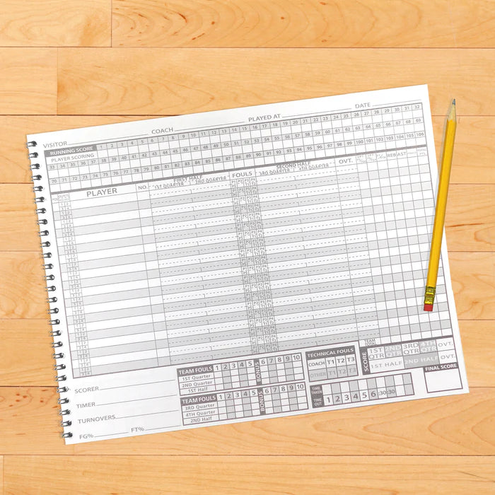 Markwort MarkV Scorebook with New NFHS Version for Fouls