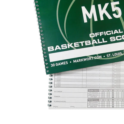 Markwort MarkV Scorebook with New NFHS Version for Fouls