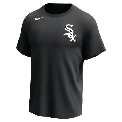 Nike MLB Replica Synthetic Crew Neck Jersey for team Chicago White Sox on white background 