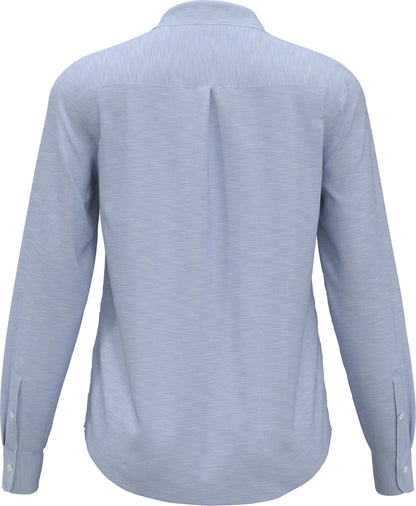 LADIES HEATHERED WOVEN SHIRT