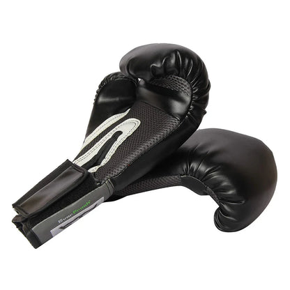 Everlast Pro Style Training Boxing Gloves 12 Oz Black on a white background