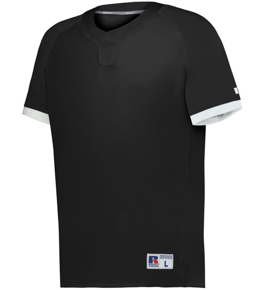 YOUTH BASELINE COVERED PLACKET BASEBALL JERSEY