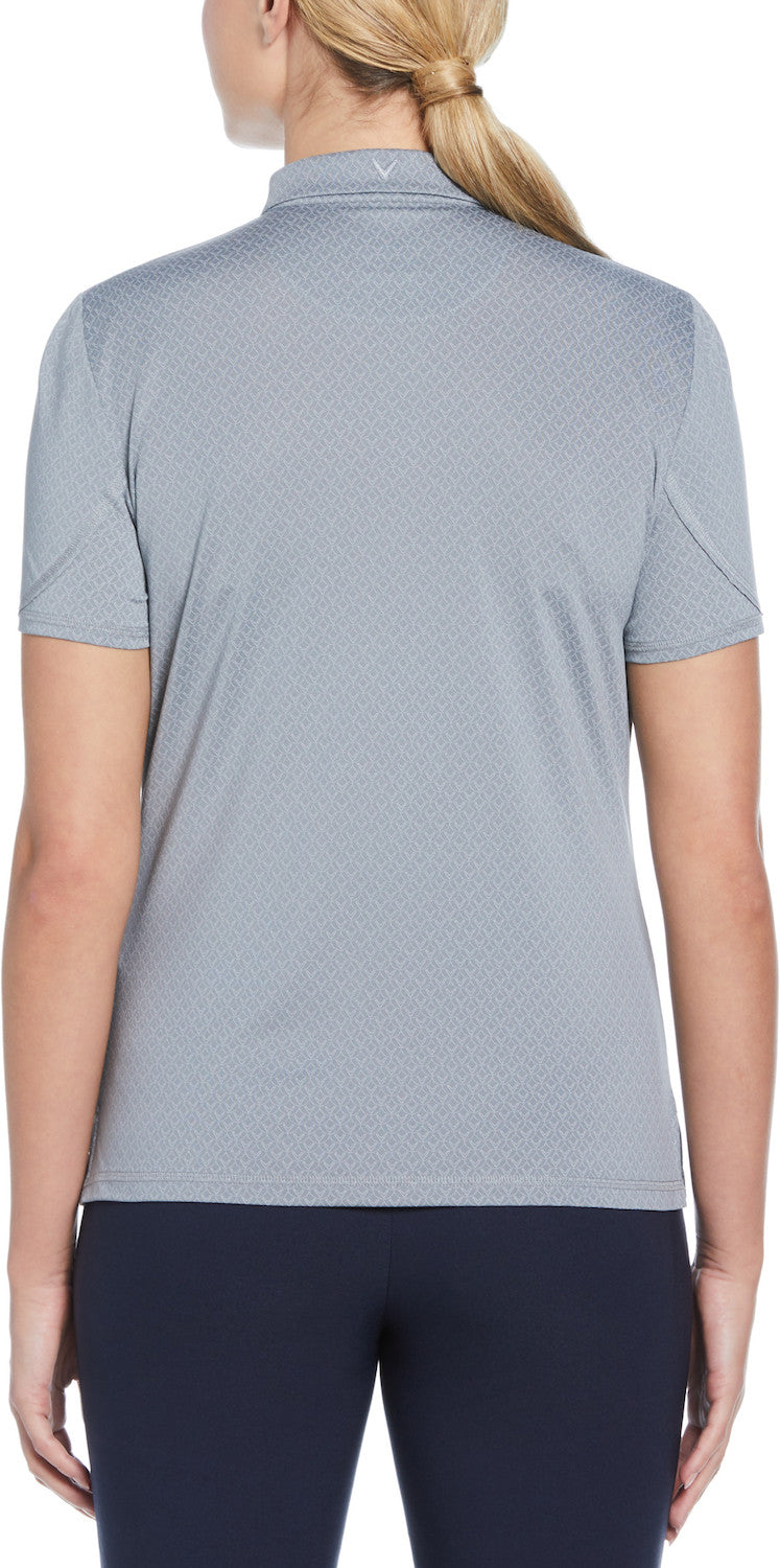 Ss Allover Stitched Chev Polo